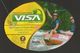 # PINEAPPLE VISA RAFTING Type 3 Size 7 - Fruit Tag Balise Etiqueta Anhanger Ananas Pina Costa Rica Dinghy Rafting Sport - Fruits & Vegetables