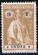 India, 1915, # 266 Dent. 15x14, (I-I), P. Esmalte, MNG - Portugiesisch-Indien