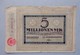 Allemagne -  5 Millionen  Mark DUISBURG 1923 -  Billet De La Période D'inflation - 5 Millionen Mark