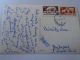 DEL001.3 Autograph On Postcard Sent To Bánáty Éva  Female Gymnastics Team From Bulgaria 1959 - Autres & Non Classés