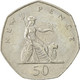Monnaie, Grande-Bretagne, Elizabeth II, 50 New Pence, 1976, TTB, Copper-nickel - 50 Pence