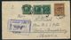 1930 REGISTERED IMPERF AND PERF COMBO COVER - Other & Unclassified
