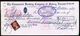 AUSTRALIA/GB/HONG KONG 1969 CHEQUE - Other & Unclassified