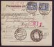 LATVIA PARCEL RECEIPT NEGATIVE SEAL WENTSPILS 1927 - Latvia