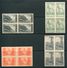 U.S.A. 1935 NATIONAL PARKS TREES MOUNTAINS LAKES IMPERF - Blocks & Sheetlets