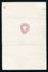 GB STATIONERY EMBOSSED DIE 1872 COLOUR TRIAL VICTORIA - Ongebruikt