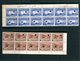 PERU 1936 AIR WATERLOW SPECIMEN SHIP RAILWAY TRAIN BLOCKS - Peru