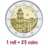 WHOLESALE (1 Roll = 25 Coins): Lithuania 2 Euro 2017 "Vilnius" BiMetallic UNC - Lithuania