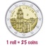 WHOLESALE (1 Roll = 25 Coins): Lithuania 2 Euro 2017 "Vilnius" BiMetallic UNC - Litauen