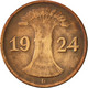 Monnaie, Allemagne, République De Weimar, Rentenpfennig, 1924, Munich, TTB - 1 Rentenpfennig & 1 Reichspfennig
