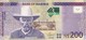 BILLETE DE NAMIBIA DE 200 DOLLARS DEL AÑO 2015 EN CALIDAD EBC (XF) (BANKNOTE) GACELA-DEER-SABLE - Namibia