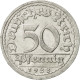 Monnaie, Allemagne, République De Weimar, 50 Pfennig, 1922, Karlsruhe, SUP - 50 Rentenpfennig & 50 Reichspfennig