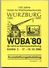6264 - BUND - Privatpostkarte Würzburg 1980 - Ungebraucht Im Ausstellungskatalog Verausgabt - Private Postcards - Mint