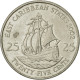 Monnaie, Etats Des Caraibes Orientales, Elizabeth II, 25 Cents, 2002, British - Caribe Británica (Territorios Del)