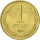 Monnaie, Chile, Peso, 1989, SUP, Aluminum-Bronze, KM:216.2 - Chile