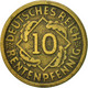 Monnaie, Allemagne, République De Weimar, 10 Rentenpfennig, 1924, Karlsruhe - 10 Rentenpfennig & 10 Reichspfennig