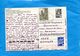 MARCOPHILIE-U R SS-cp Entier Postal 4k "Station De Skis+complt Aff 2 Stamps 5122-zibeline-+cosmonaute-cad 1984->r Françe - Franking Machines (EMA)