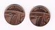 ) GREAT BRITAIN  2 X 1 PENNY   2008/2014 - 1 Penny & 1 New Penny