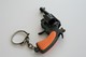 Vintage TOY GUN :  UNKNOWN - L=6,0cm - Keychain 1960s-70s - Keywords : Cap - Cork Gun - Rifle - Revolver - Pistol - Tin - Decorative Weapons