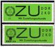 ZKD 1966 DDR VD 3 X,y,3 AD 4a, ZU 2 X,y+2 AD 4b ** 62&euro; Mit Aufdruck Für Neue Dienstbriefe Service Stamps Of Germany - Sonstige & Ohne Zuordnung