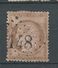 France 1871 Ceres  10 Cent Bistre On Rose  (pale Shade)  (type A Thin Figures Of Value)  On Paper - 1871-1875 Ceres