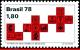 Ref. BR-1597 BRAZIL 1978 HEALTH, RED CROSS AND ACTIVITIES,, 70TH ANNIV., MI# 1691, MNH 1V Sc# 1597 - Unused Stamps