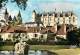 LOCHES VUE D'ENSEMBLE SUR LE CHATEAU ET LA CLIEGIALE SAINT OURS - Loches