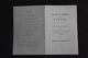 VITTEL - Très Beau Menu Pliant, Publicitaire, Servi Au Grand Hôtel De L'Etablissement De VITTEL, Le 8 Septembre 1902 - Menus