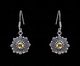 CITRINE GEMSTONE STUDDED EARRING IN .925 SILVER OVERLAY-GE011171 - Earrings