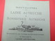 Notice D'instructions / Mercerie / Laine Et Bonneterie/Laine Autruche/ Nouveauté /Vers 1860-1880   CAT199 - Altri & Non Classificati