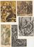 Delcampe - K. Fine Arts Italian Woodcut Of The 16th - 18th Centuries LOT Set Of 12 Psc Soviet ART Postcards With Description - 5 - 99 Cartoline