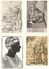 Delcampe - K. Fine Arts Italian Woodcut Of The 16th - 18th Centuries LOT Set Of 12 Psc Soviet ART Postcards With Description - 5 - 99 Cartoline