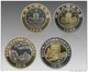 China 10 Yuan 1999. Return Of Macau. UNC. Commemorative Coins. 2PCS - China