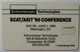 USA - Comsat Smart Card Cruise - Rechargeable Chip - Schlumberger - Asit ´90 Conference - Very Rare - Schede A Pulce