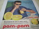 ANCIENNE PUBLICITE JUS DE FRUIT EN BOITE PAM PAM 1961 - Affiches