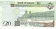 Northern Ireland (BOI) 20 Pounds 2013 S/N BE429357 AU Cat No. P-88a / IEN134a - 20 Pounds