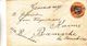 Victoria - Inde - Lettre De ? - Entier Postal - Exp Vers Bramsche Via Brindisi - 1882-1901 Empire