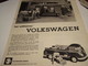 ANCIENNE  PUBLICITE COMBI UTILITAIRE  VOLKSWAGEN  1960 - LKW