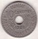 PROTECTORAT FRANCAIS. 10 CENTIMES 1931 - Tunisie