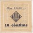 BILLETE DE 10 CENTIMOS DEL CONSELL MUNICIPAL DE VILAFRANCA DEL PENEDES DEL AÑO 1937      (BANKNOTE) - Andere & Zonder Classificatie