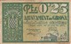 BILLETE DE 25 CENTIMOS DEL AJUNTAMENT DE GIRONA DEL AÑO 1937 (SELLO SECO)     (BANKNOTE) - Otros & Sin Clasificación