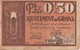 BILLETE DE 50 CENTIMOS DEL AJUNTAMENT DE GIRONA DEL AÑO 1937 (SELLO SECO)     (BANKNOTE) - Otros & Sin Clasificación