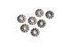 50 Perles Intercalaire Spacer _ FLEUR 4x4x2mm _ Apprêts Métal Création Bijoux _A003 - Perles