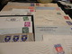 LOT DE 16 ENVELOPPES TIMBREES /OBLITEREES.  TIMBRES FRANCE DIFFERENTS. DATES DIVERSES. - Other & Unclassified