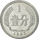 Monnaie, CHINA, PEOPLE'S REPUBLIC, Fen, 1982, SUP+, Aluminium, KM:1 - China