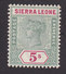 Sierra Leone, Scott #45, Mint Hinged, Queen Victoria, Issued 1896 - Sierra Leone (...-1960)