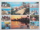 Postcard Gambia West Africa Multiview With Nice Yundum Airport Cancel [ Banjul ] PU 2003  My Ref B21793 - Gambia