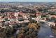 86-LA ROCHE-POSAY- VUE AERIENNE , LE PONT SUR LA CREUSE - La Roche Posay