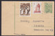 Yugoslavia 1959 Postal Stationery With Added Values - Stamped, Budva - Zagreb - Covers & Documents