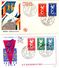 Set Of 8 FDC_EUROPA_1958_CEPT_different Countries - 1958